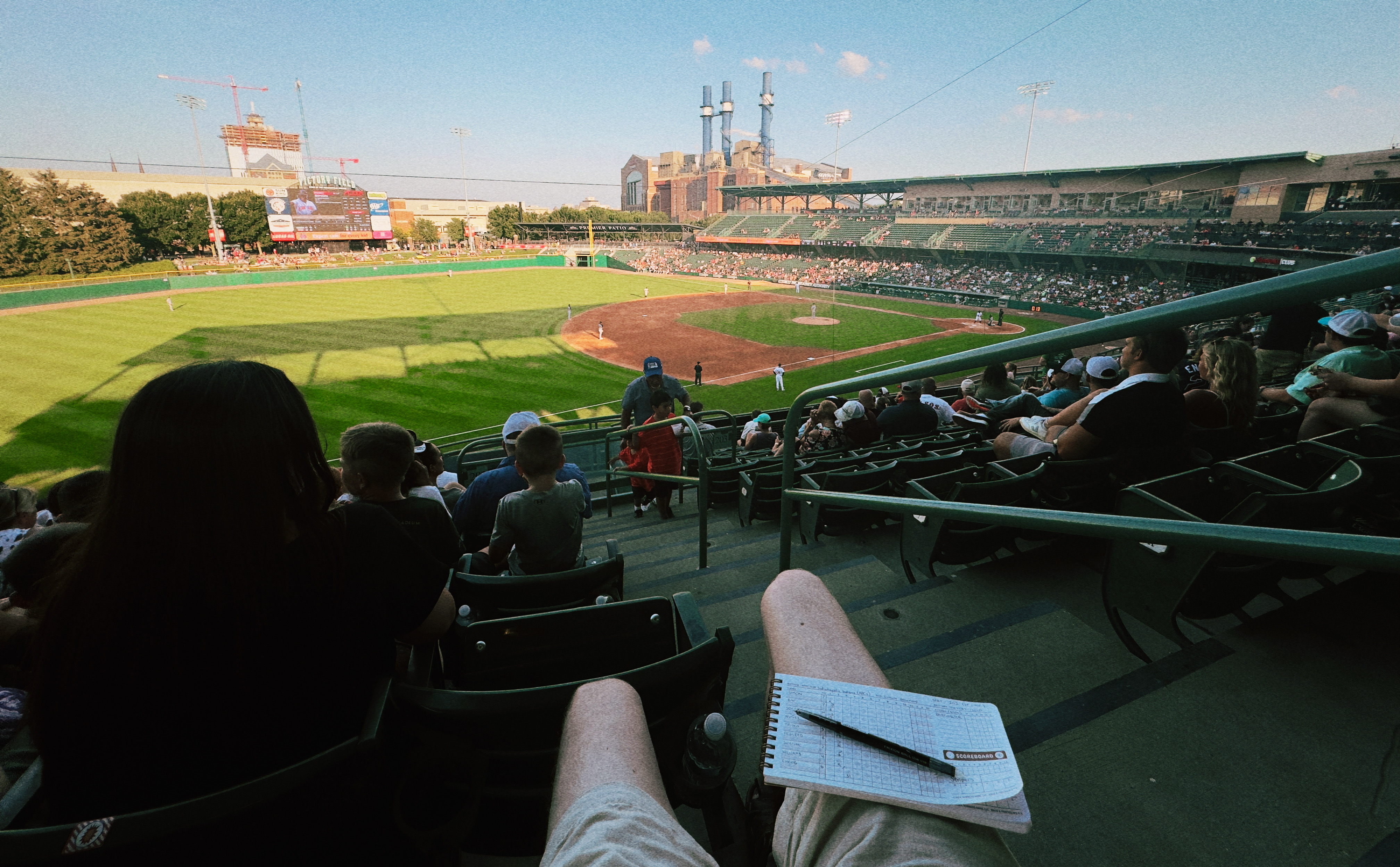 My view from Section 202 at Victory Field.